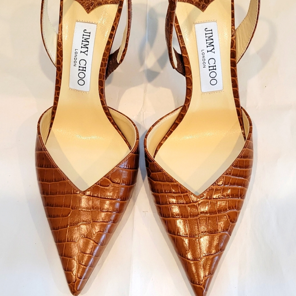 Jimmy Choo Thandi 85 Slingback NWOT